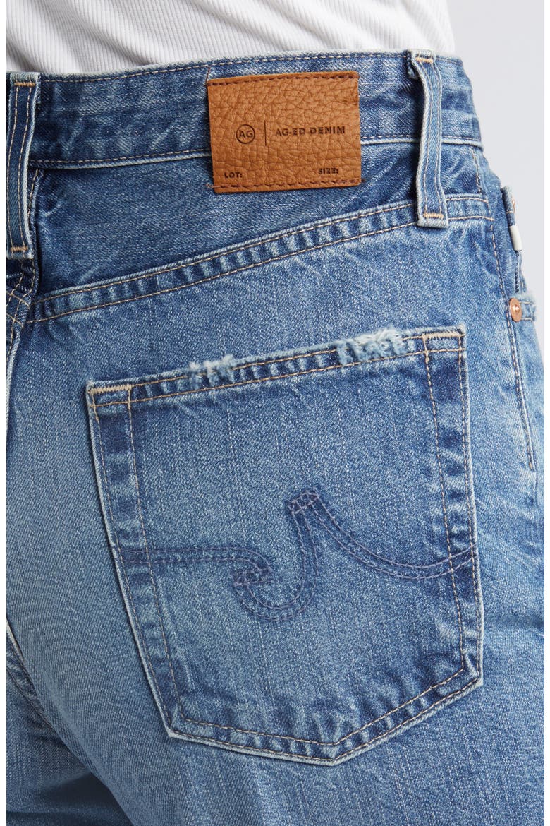 Rian High Waist Ankle Straight Leg Jeans, Alternate, color, 15 YEARS RESTART