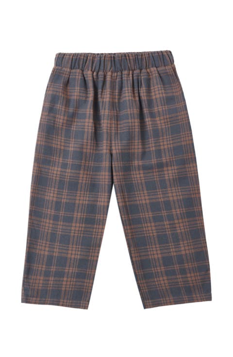 Palmer Plaid Cotton Pants