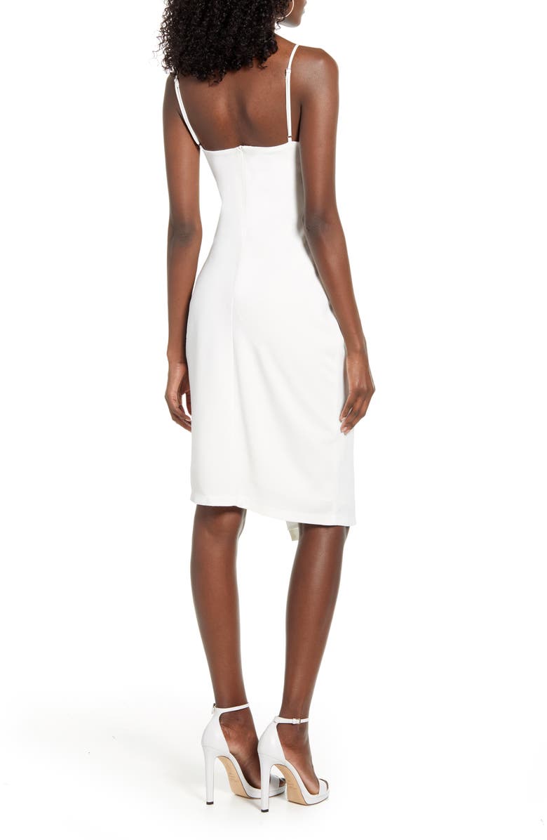 4SI3NNA 43SI3NNA Aerin Ruched Bodycon Dress, Alternate, color, 