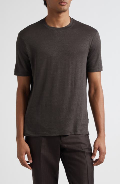 Linen Stretch Jersey T-Shirt