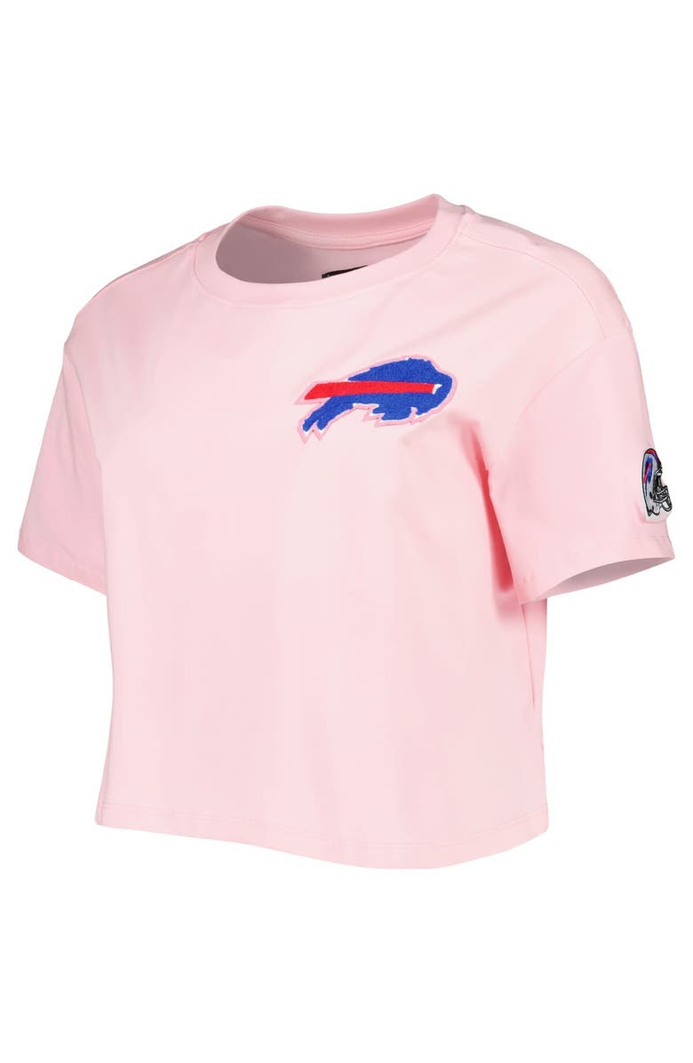 PRO STANDARD Women's Pro Standard Pink Buffalo Bills Cropped Boxy T-Shirt, Alternate, color, 