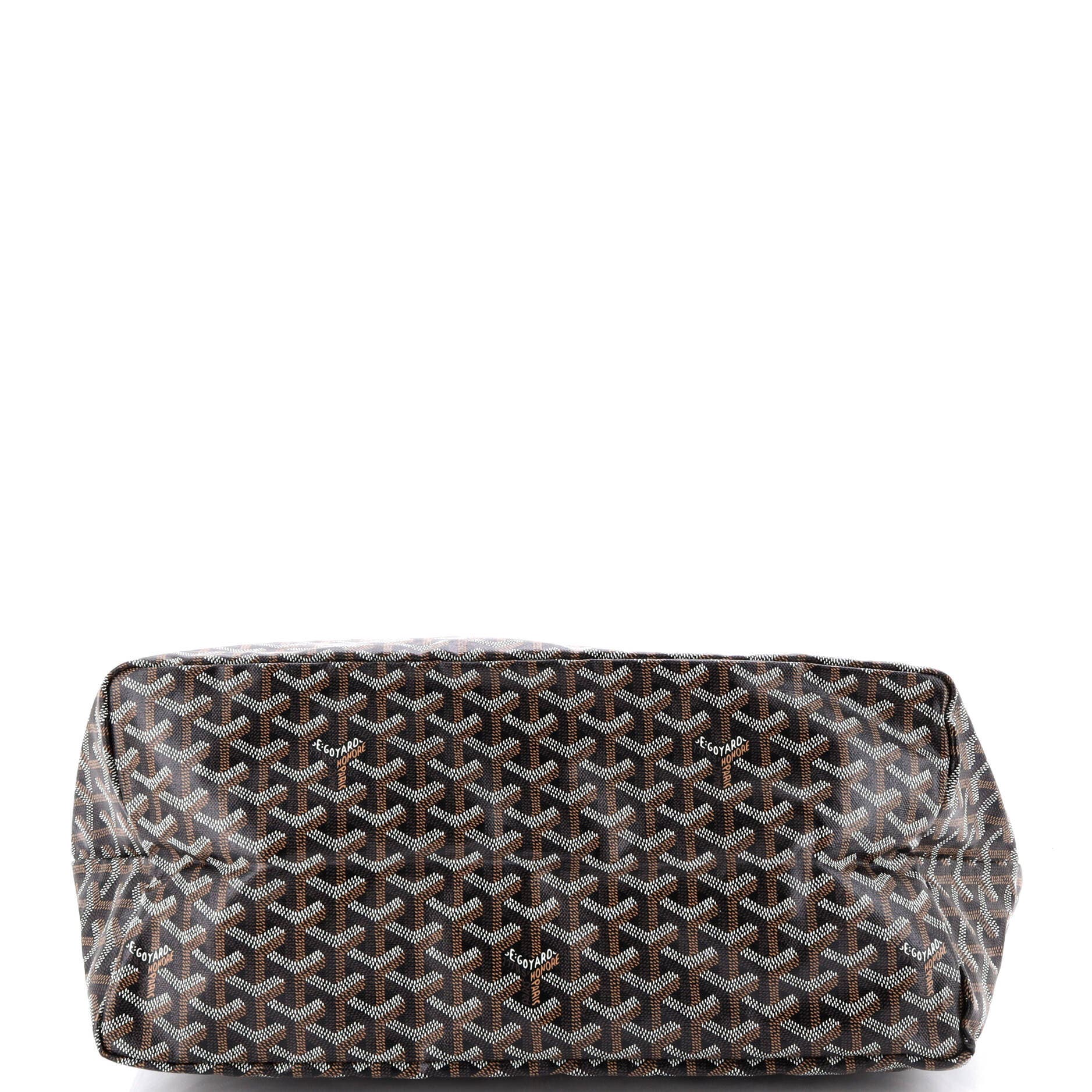 Pre-Owned Goyard Saint Louis Tote Coated Canvas GM, Alternate, color, Brown