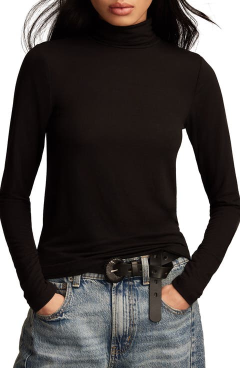 Turtleneck Long Sleeve Layering Top