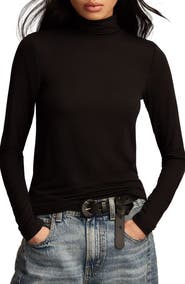 Lucky Brand Turtleneck Long Sleeve Layering Top