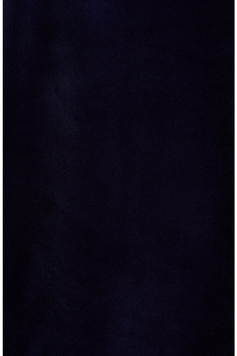 Velvet Cowl Neck Tunic Top, Alternate, color, NAVY