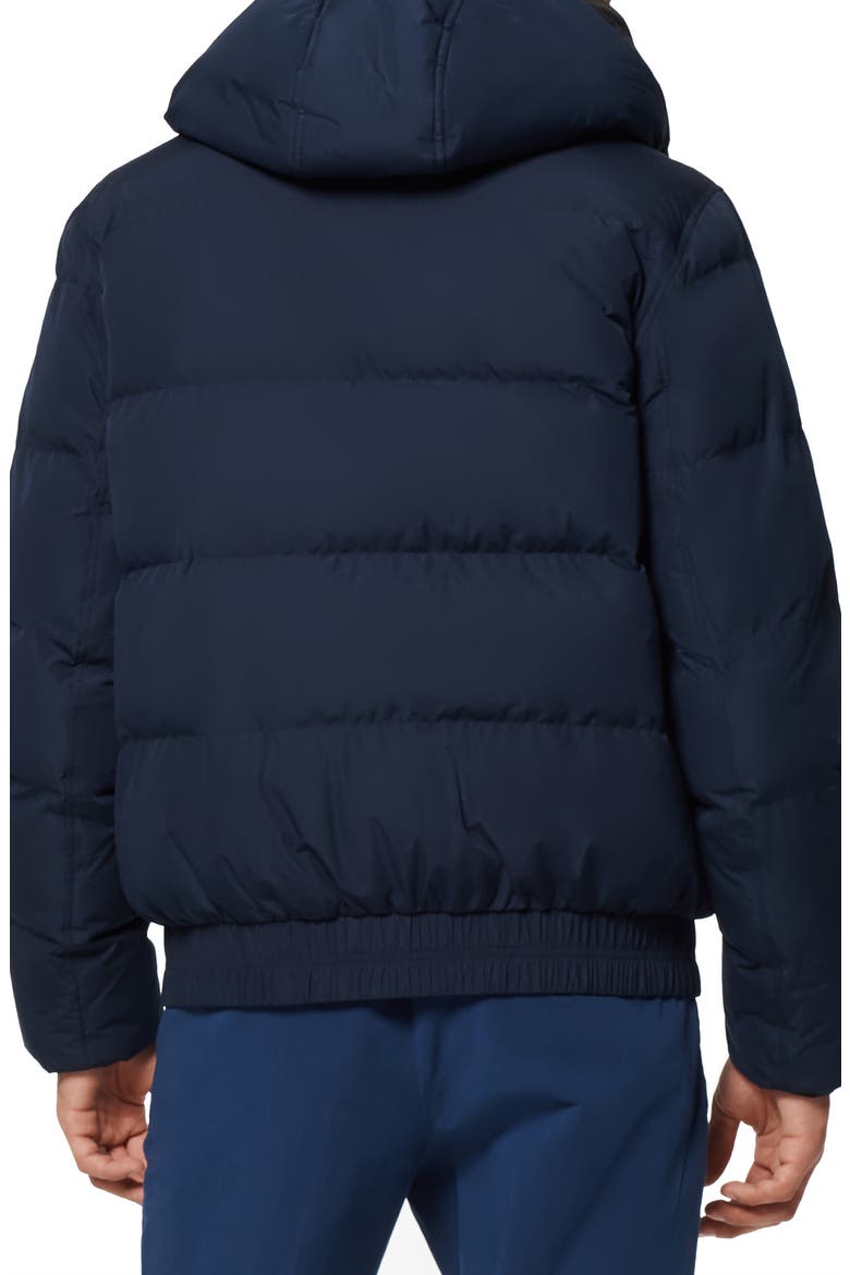 Phoenix Water Resistant Down & Feather Coat, Alternate, color, INK