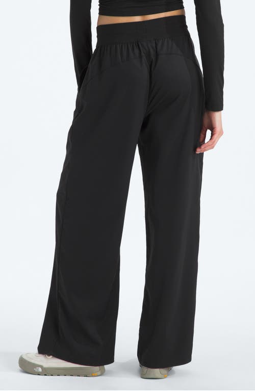 The North Face Aphrodite Arise Wide Leg Pants In Black