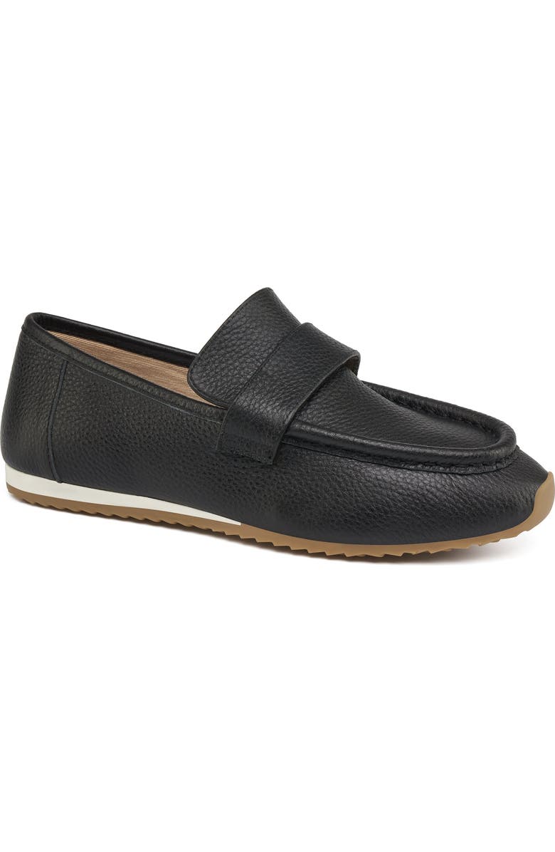 JSlides Palmer Leather Loafer, Main, color, Black