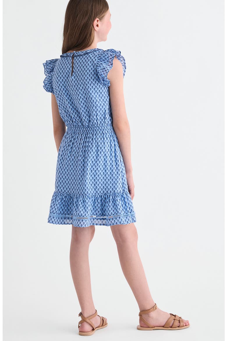 Kids' Thalia Dress, Alternate, color, SUTTON BLOCK MOON