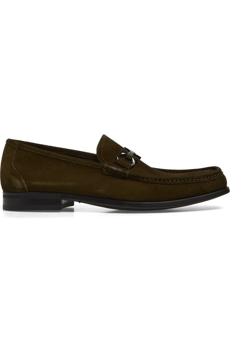 FERRAGAMO Grandioso Bit Loafer, Alternate, color, Loden Nero