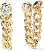 Melinda Maria Julian Soft Chain Hoop Earrings
