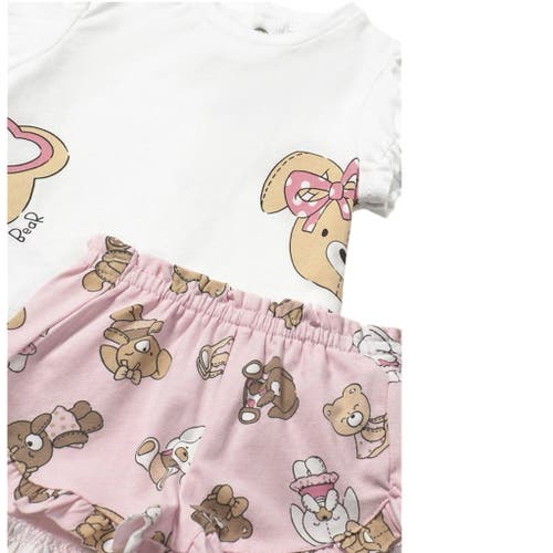 Mayoral Teddy Baby Rose Shorts Set