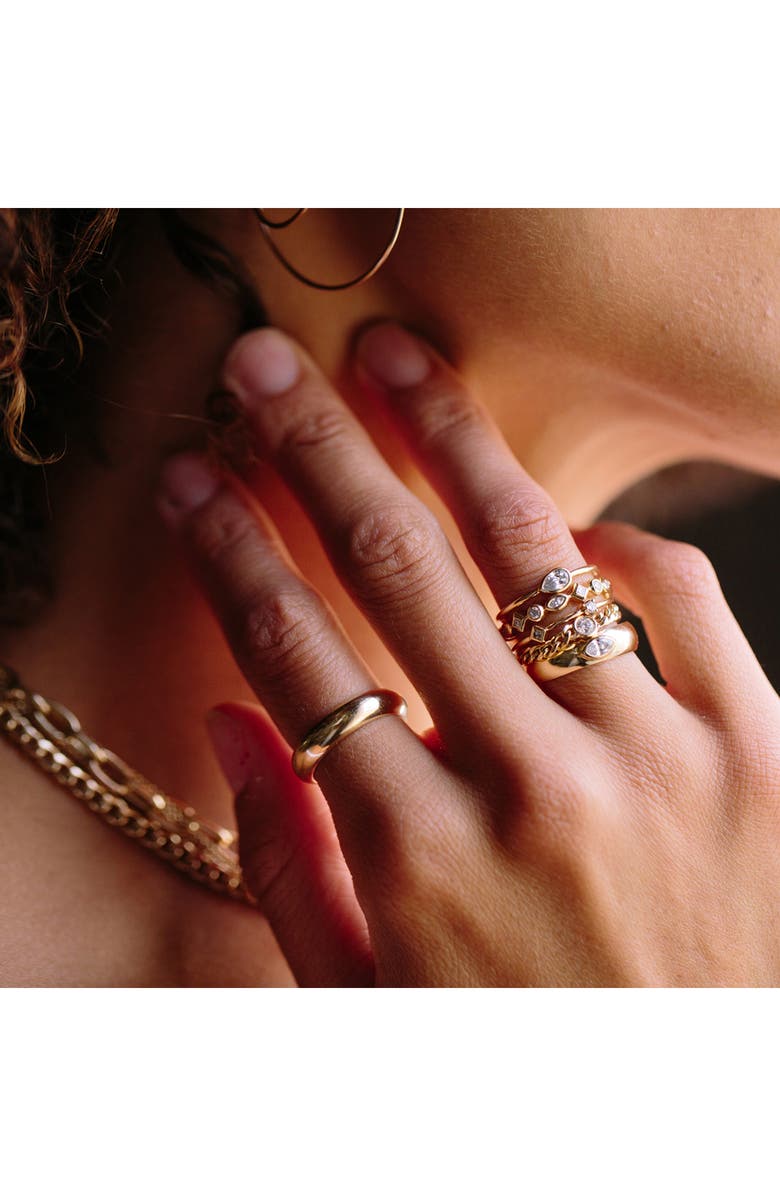 Zoë Chicco Diamond Curb Chain Ring, Alternate, color,