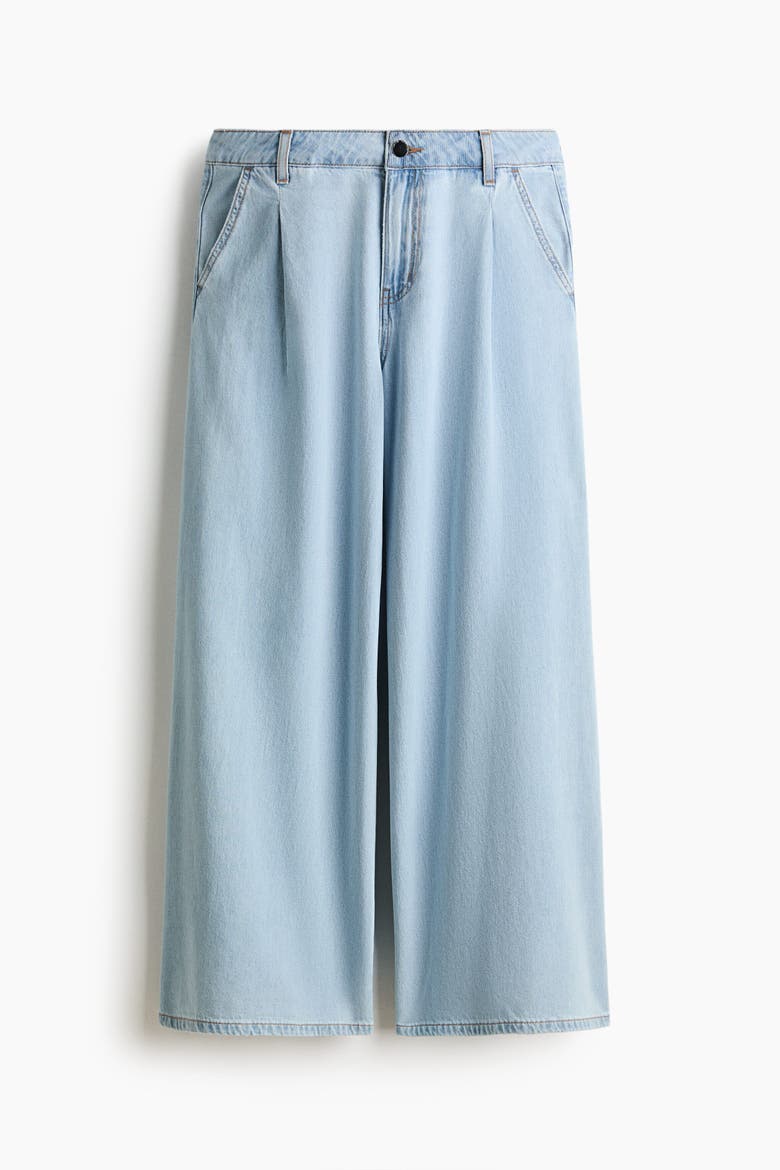 Wide Regular Waist Jeans, Alternate, color, Pale denim blue