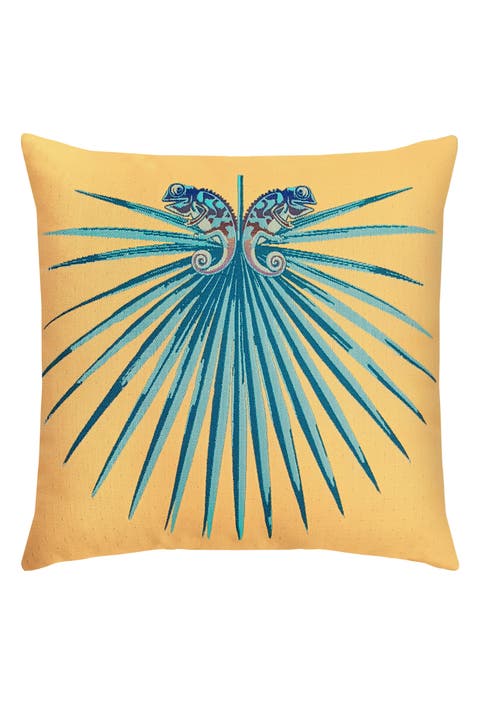 Chameleon Jacquard Indoor & Outdoor Woven Accent Pillow