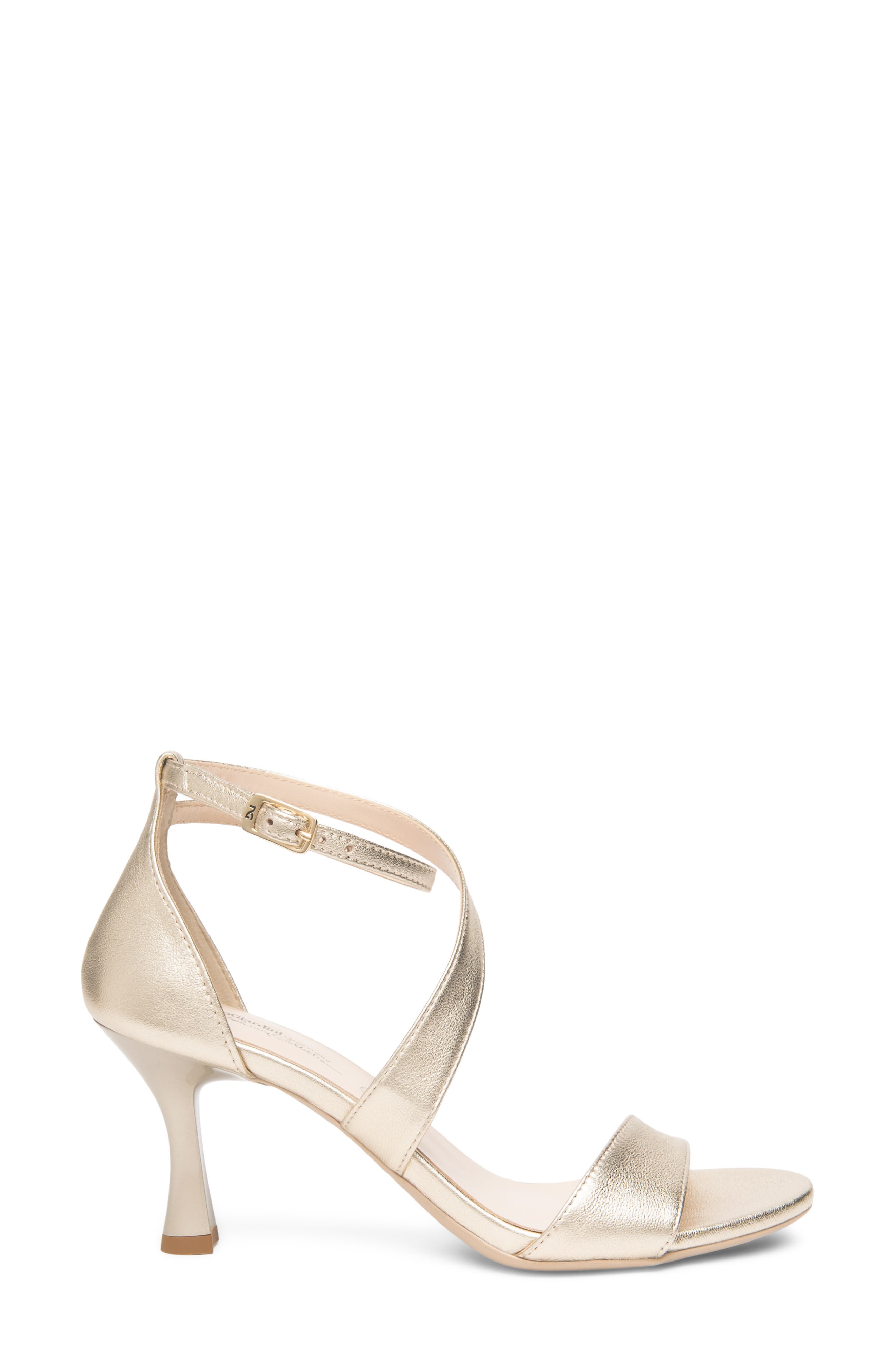 NeroGiardini Ankle Strap Sandal, Alternate, color, Gold