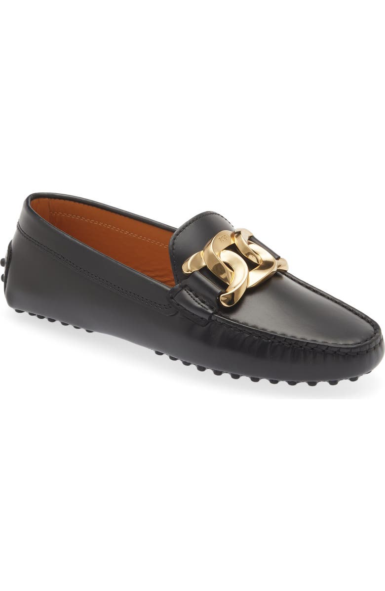 Tod's Kate Chain Driving Loafer, Main, color,
