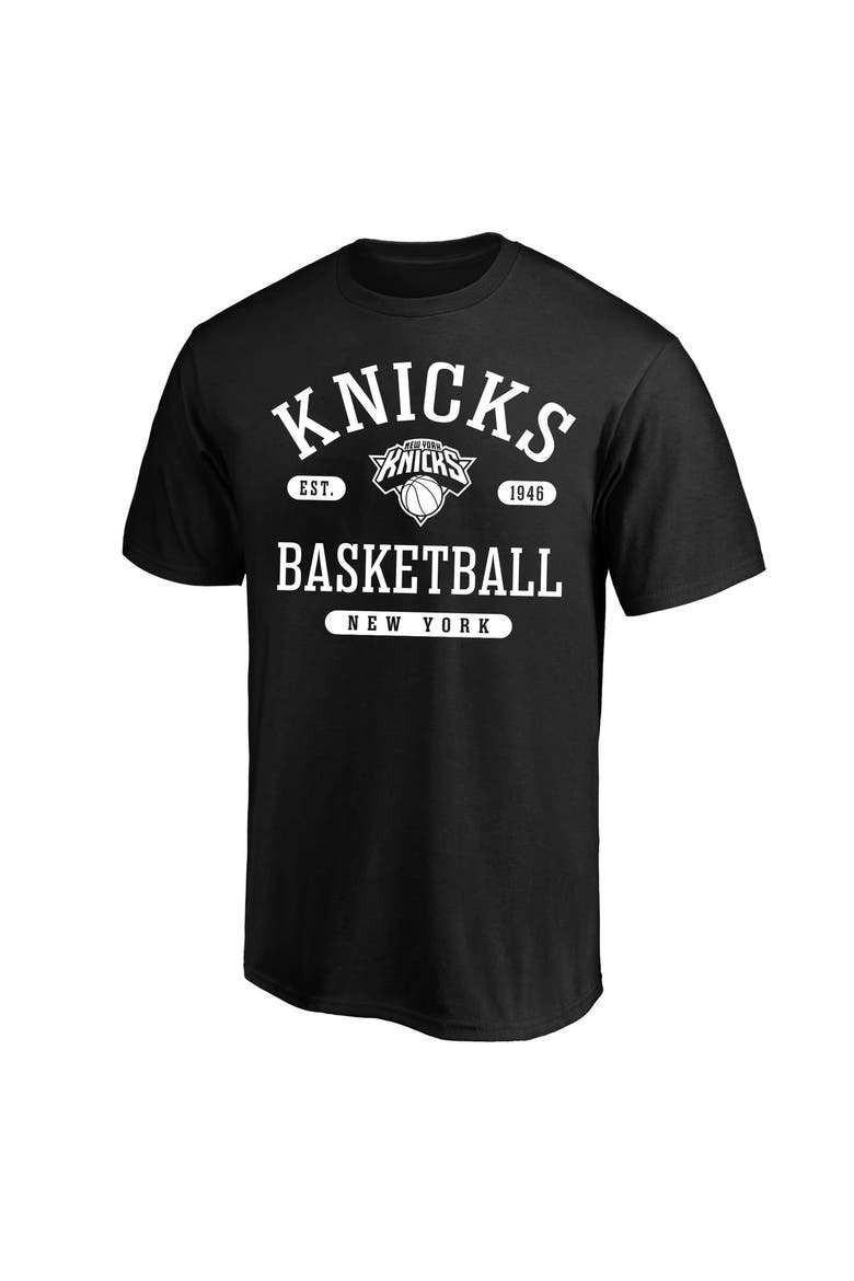 Men's Profile Black New York Knicks Big & Tall Est. T-Shirt, Main, color, Black