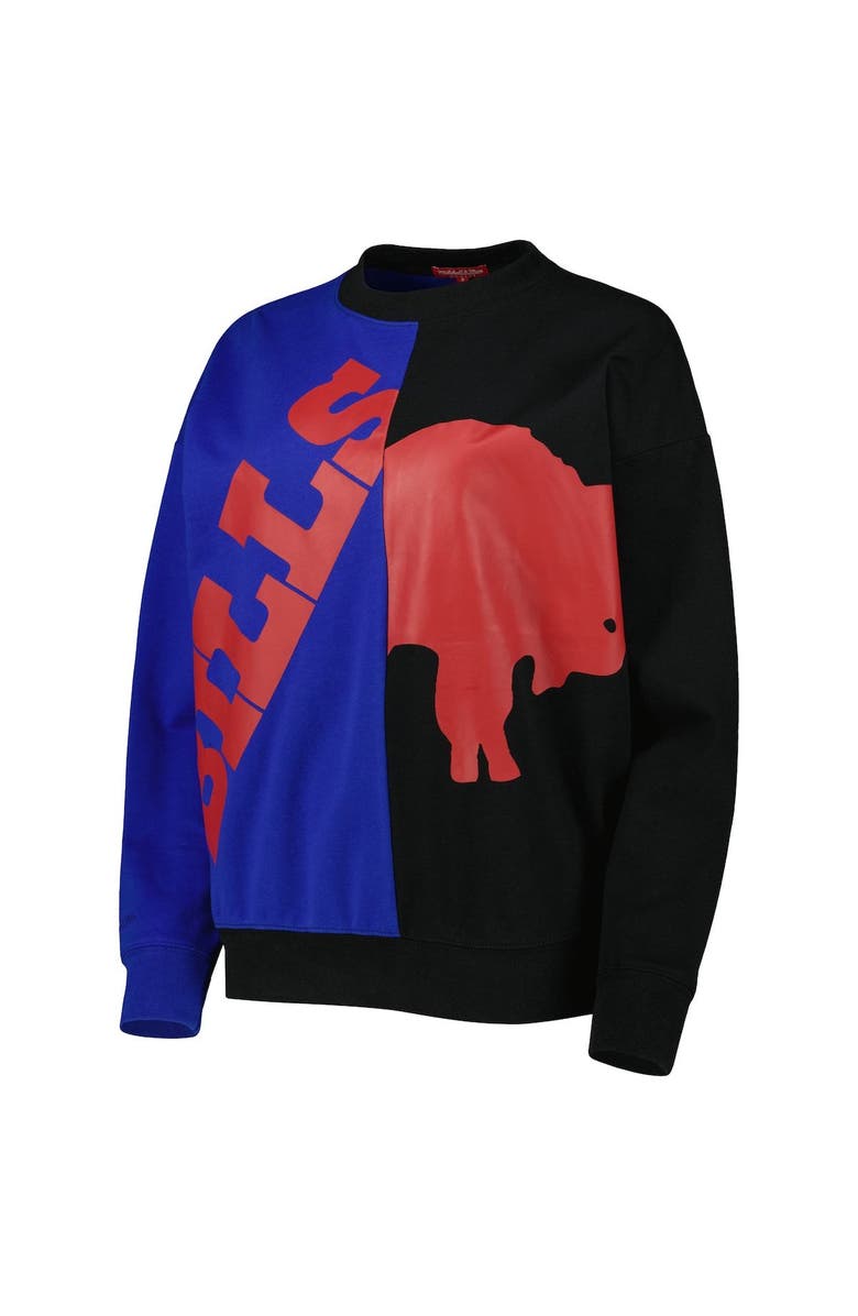 Mitchell & Ness Women's Mitchell & Ness Royal/Black Buffalo Bills Big Face Pullover Sweatshirt, Alternate, color, Royal