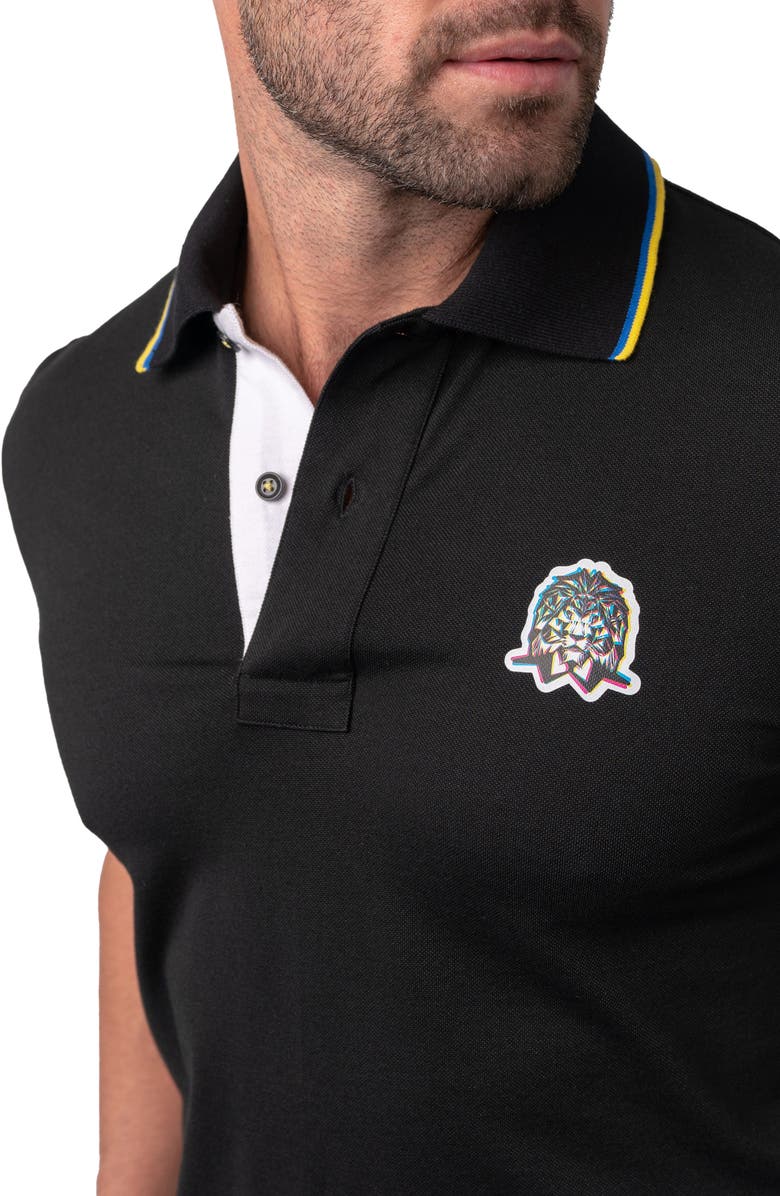 Maceoo Mozarttwotip Button-Down Polo, Alternate, color,