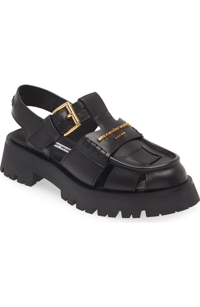 Alexander Wang Carter Platform Fisherman Sandal, Main, color,