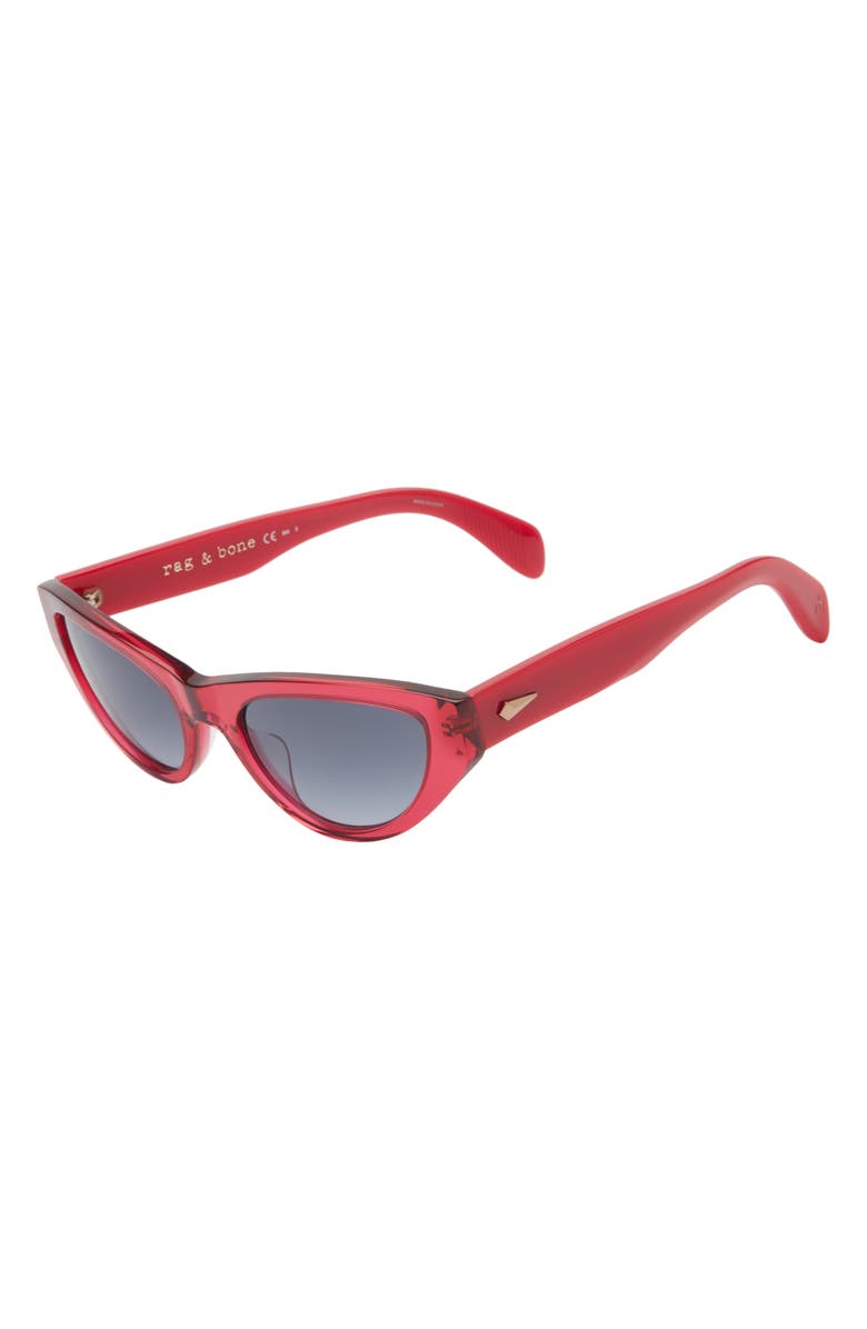 rag & bone 54mm Cat Eye Sunglasses, Alternate, color, 