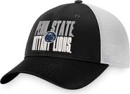 TOP OF THE WORLD Men's Top of the World Black/White Penn State Nittany Lions Stockpile Trucker Snapback Hat