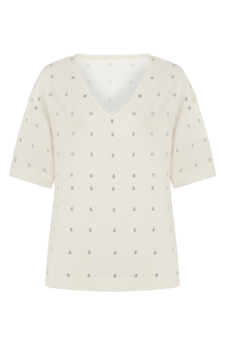 Nocturne Metal Ring Embroidered T-Shirt, Alternate, color, 