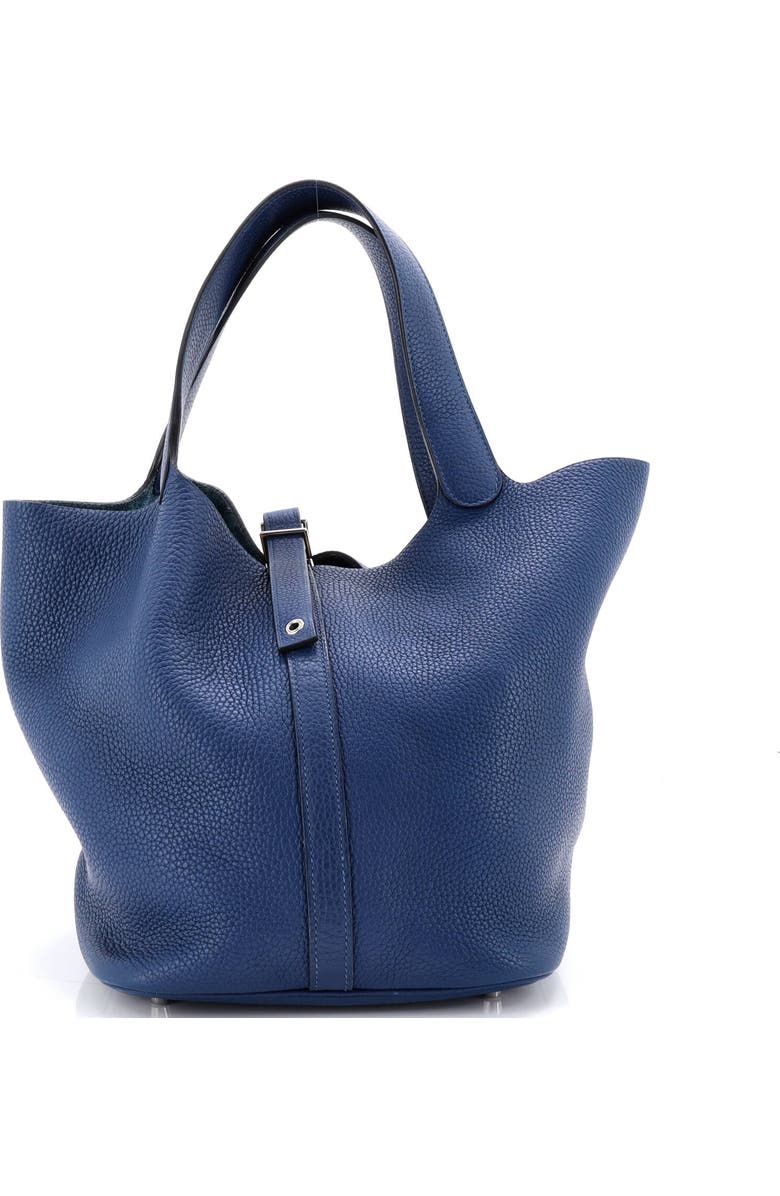 Pre-Owned Hermes Picotin Bag Clemence GM, Main, color, Deep Blue