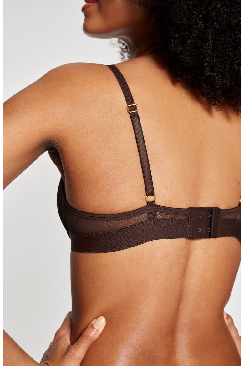 Lift Up Bra, Alternate, color, Espresso
