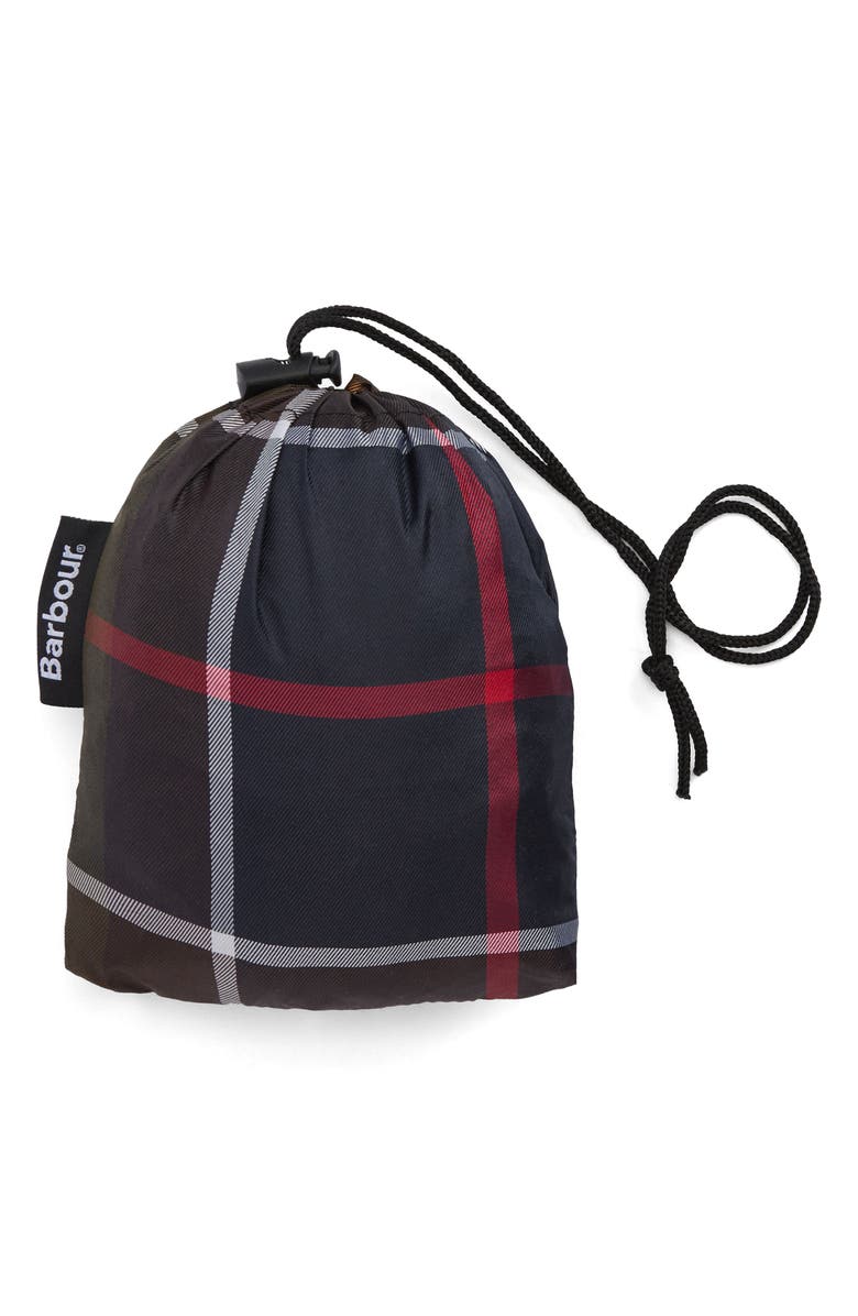 Barbour Tartan Showerproof Packable Poncho, Alternate, color, Classic Tartan