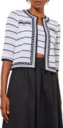 Ming Wang Stripe Cardigan