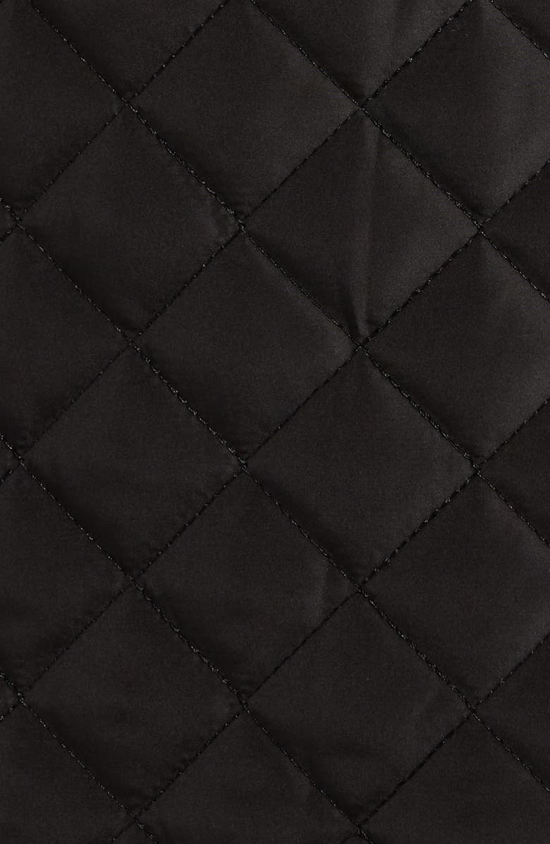 Jones New York Quilted Jacket, Alternate, color, Jones Black/ Caramel