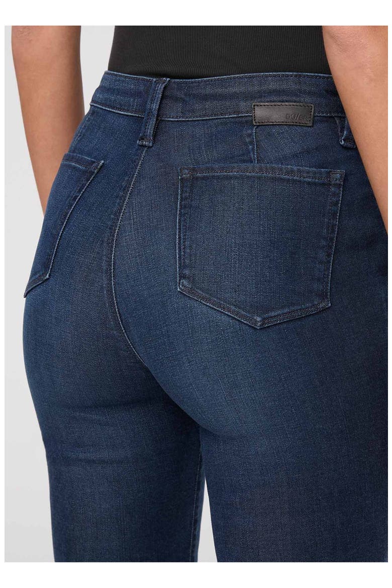 No Sweat Denim High Rise Slim Straight, Alternate, color, Worn-Rinse