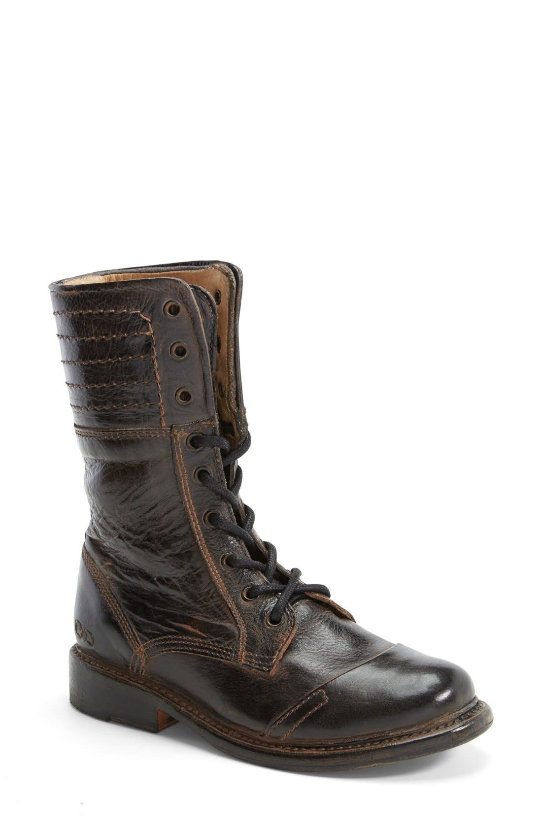 'Roanne' Boot, Main, color, BLACK RUSTIC