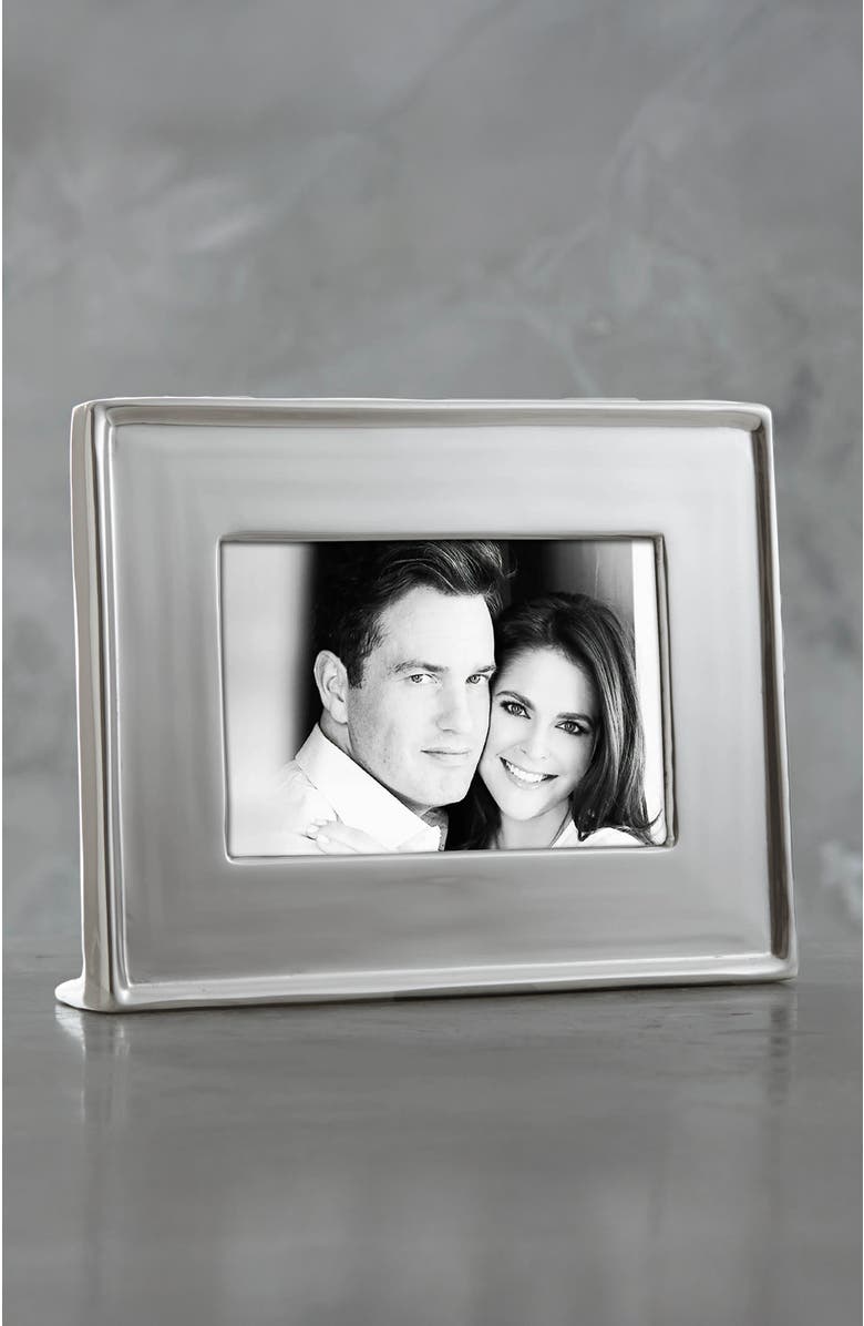 BEATRIZ BALL Collection Frame Jason 4 x 6 Horizontal Frame, Alternate, color, Silver
