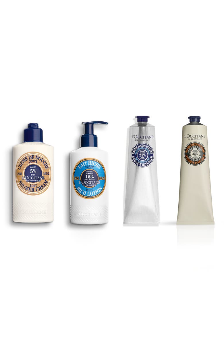 L'Occitane Shea Butter Winter Rescue Set USD $134 Value, Main, color, 