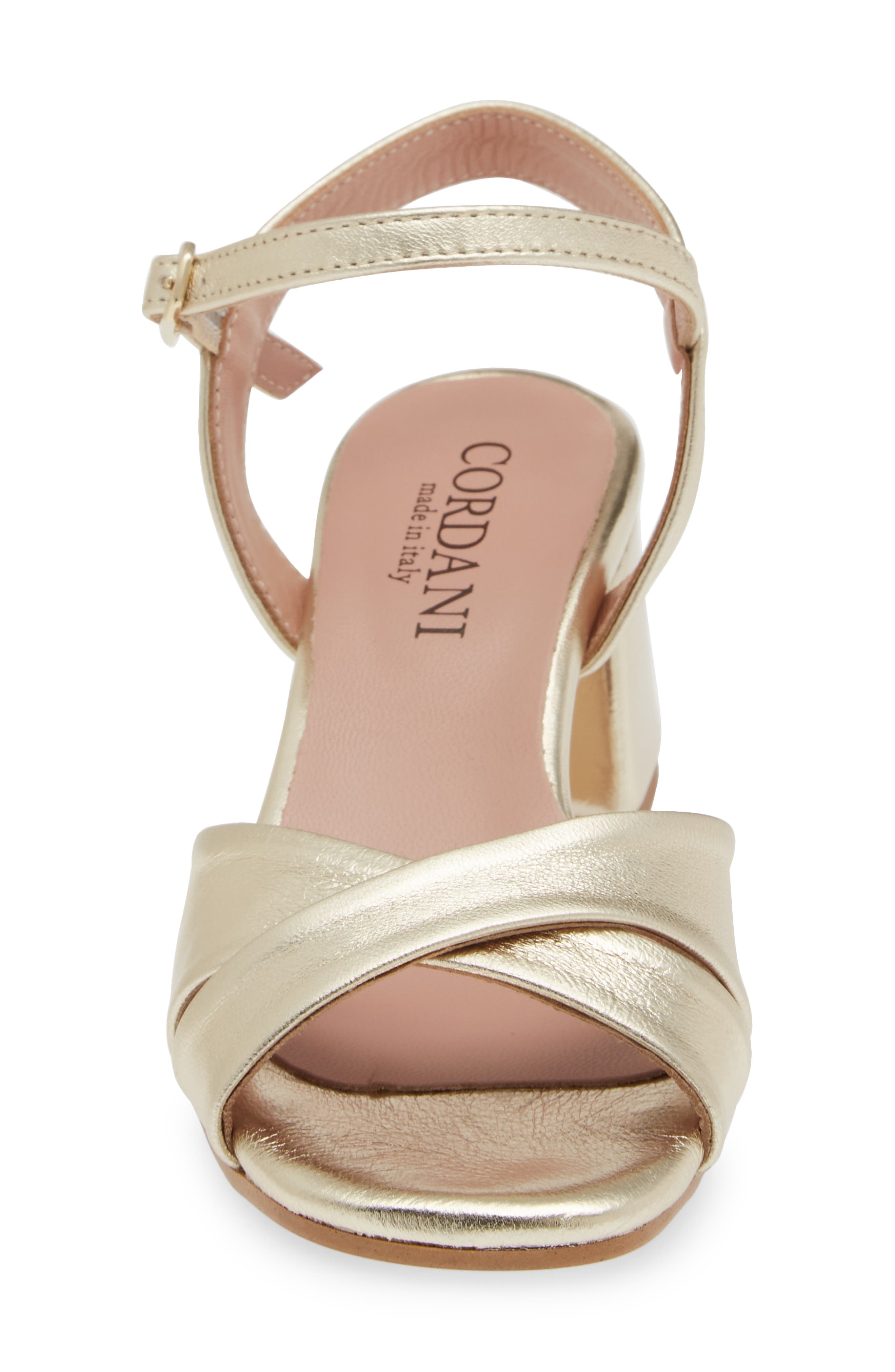 Ilaria Block Heel Sandal, Alternate, color, PLATINO