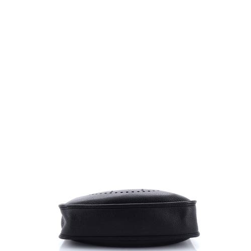 Pre-owned Hermes Hermes Evelyne Bag Gen I Clemence Pm In Black