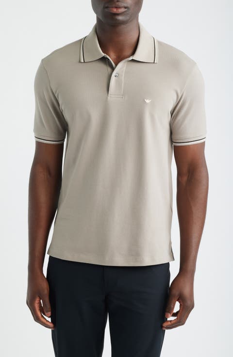 Tipped Cotton Polo Shirt