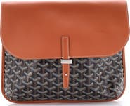 Pre-Owned Goyard Coursier Messenger Bag Coated Canvas and Leather