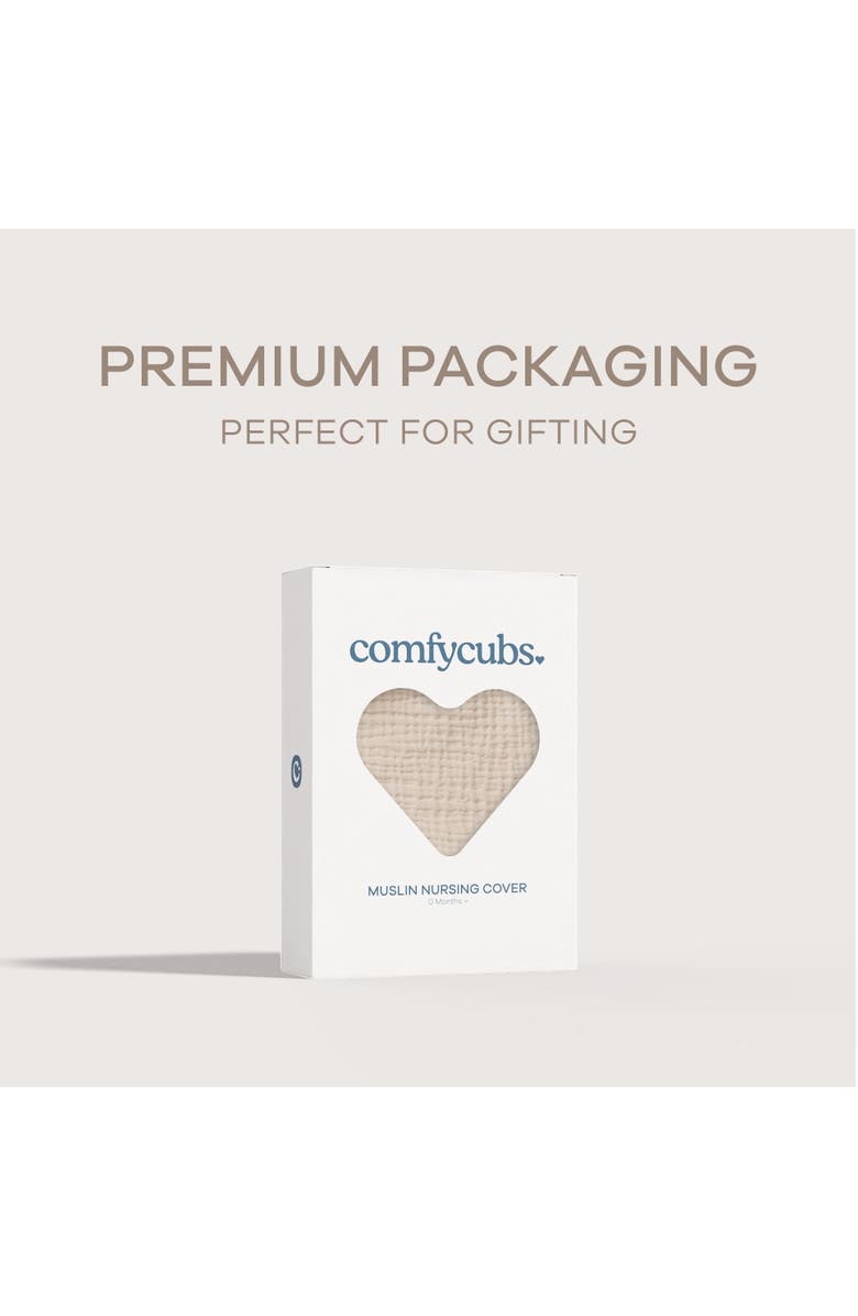 Comfy Cubs Muslin Nursing Cover, Alternate, color, Sand