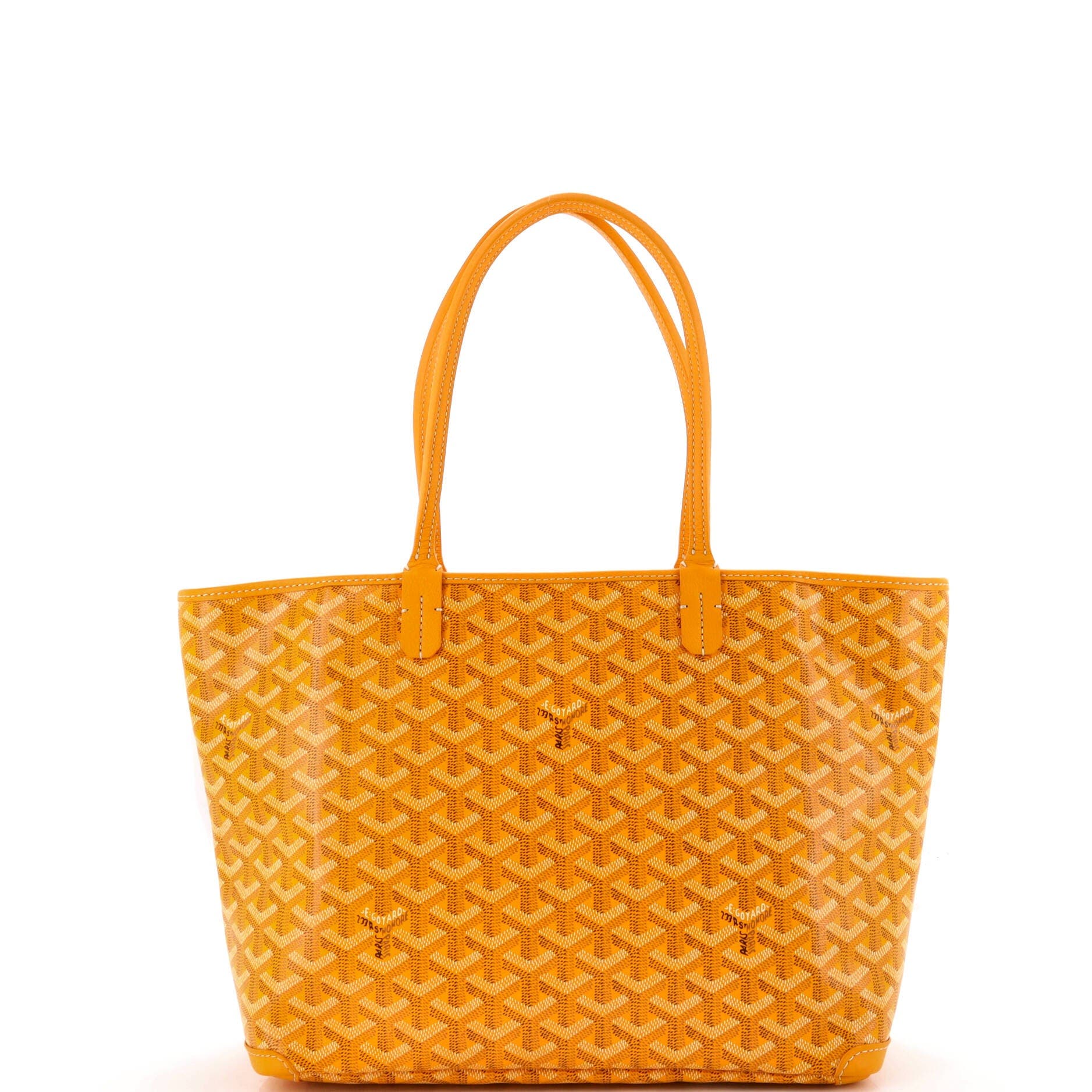 Pre-Owned Goyard Artois Tote Coated Canvas PM, Alternate, color, Yellow