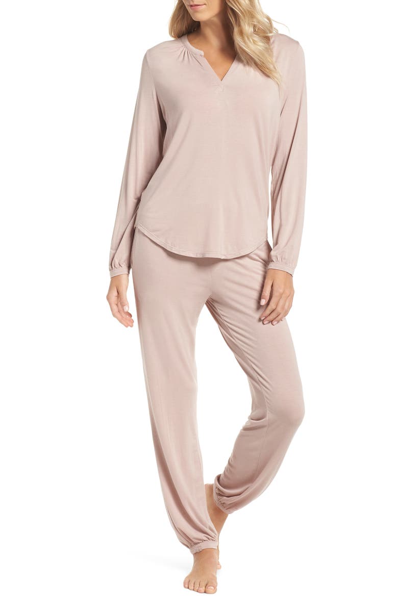 Barefoot Dreams<sup>®</sup> Namaste Two-Piece Lounge Set, Main, color,