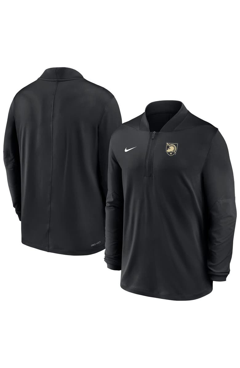 Nike Men's Nike  Black Army Black Knights Dri-FIT Half-Zip Pullover, Main, color, Black