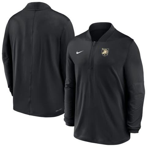 Men's Nike  Black Army Black Knights Dri-FIT Half-Zip Pullover