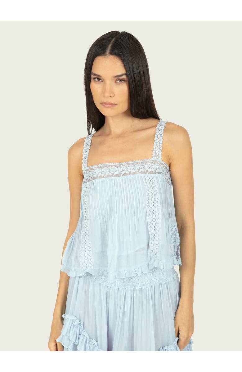 SECRET MISSION Calantha Top, Alternate, color, Cloud Blue
