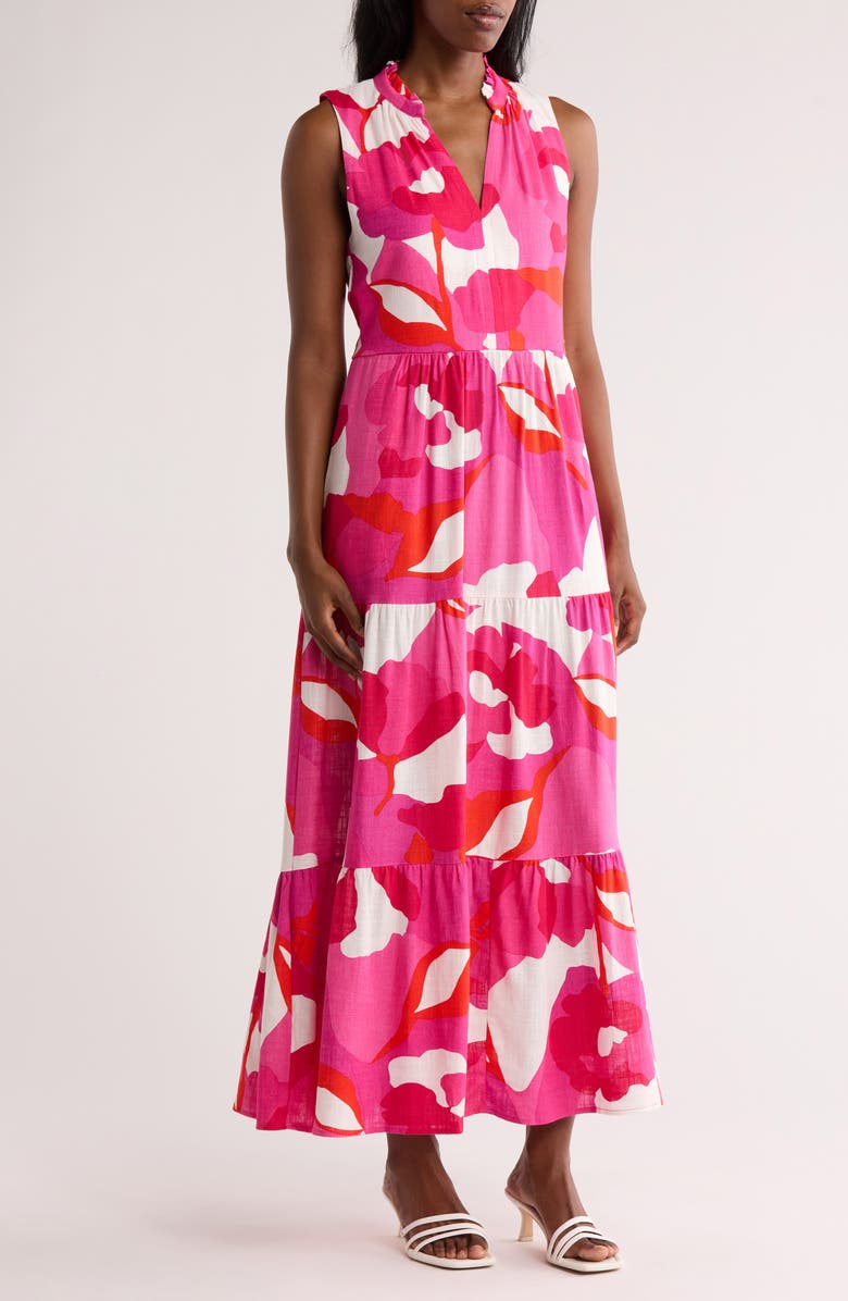 Halogen<sup>®</sup> Tiered Maxi Dress, Main, color,