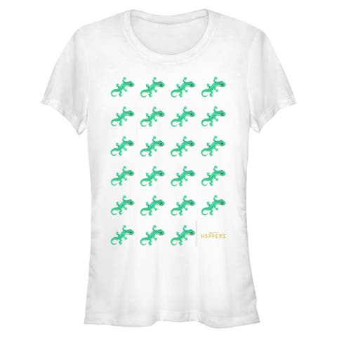 Junior's Hoppers Tom Lizard Icon Grid  Graphic T-Shirt