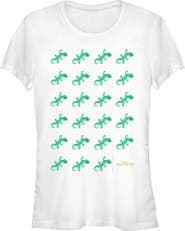 Hoppers Junior's Hoppers Tom Lizard Icon Grid Graphic T-Shirt